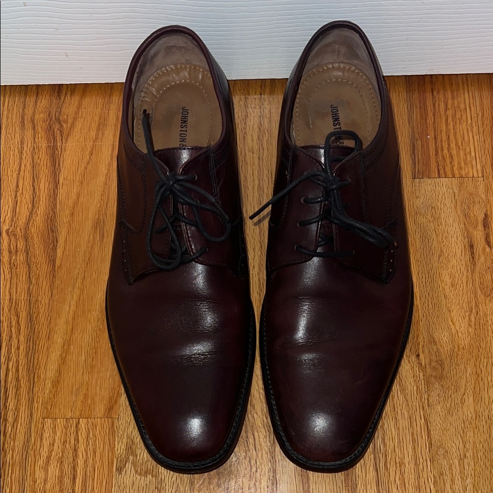 Johnston & Murphy Mahogany Leather Shoes